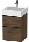 Duravit Waschtischunterschrank D-Neo 48,4x44,2cm, sw/Nuss d, 1 Kast, 1 Ausz.