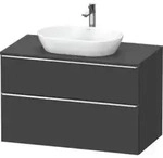 Duravit Waschtischunterschrank D-Neo 100x55cm, chr/Gra m, 2 SBK, 1 A, 1 Pl