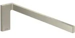 hansgrohe HTH Axor Uni. Rectangular 380mm, feststehend, brushed nickel