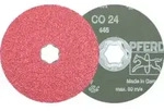 PFERD TOOLS COMBICLICK Keramikkorn Fiberscheibe &Oslash; 115 mm CO24 f&uuml;r hohen Abtrag auf
