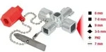 KS Tools Mini-Schaltschrankschl&uuml;ssel, 42mm