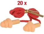 KS Tools Ohrst&ouml;psel PU, mit Schnur und Pilzkopf, 20 Paar