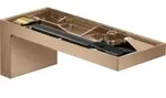 hansgrohe Wanneneinlauf Axor MyEdition A 176mm, Wandmont., o. Pl., brush. r gol