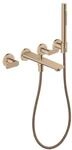 hansgrohe 3-Loch Fertigset Wannemisch.Wand UP Axor Citterio C mit HB Cubic cut PRG
