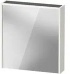 Duravit LED-Spiegel D-Code 2.0 m Steckd. 65x70x5cm, Lichtf ob, re, wei&szlig; hochglanz