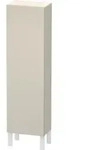 Duravit Halbhochschrank L-Cube 40x24,3x132cm, T&uuml;r re, taupe supermatt