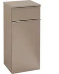 V&B Seitenschrank Venticello 40,4x86,6x37,2cm, li, Gr. chr, volc bla