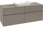 V&B Waschtischunterschrank Collaro 140x54,8x50cm, f WT mi, LED 10W, Tau