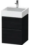Duravit Waschtischunterschrank D-Neo 48,4x44,2cm, sw/Ei s, 1 Schubk., 1 Ausz.