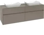 V&B Waschtischunterschrank Collaro 160x54,8x50cm, f 2 WT, LED 12W, so gre.