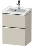 Duravit Waschtischunterschrank D-Neo 48,4x37,2x62,5cm, 1 Schubk., chr/Taup ma