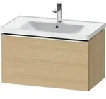 Duravit Waschtischunterschrank D-Neo 78,4x45,2cm, ch/Ei Nat, 1 Ausz., wandh&auml;ngend