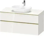 Duravit Waschtischunterschrank D-Neo 120x55cm, g pol/w g, 2 SBK, 1 A, 1 Pl