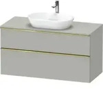 Duravit Waschtischunterschrank D-Neo 120x55cm, g pol/gr m, 2 SBK, 1 A, 1 Pl