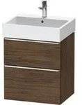 Duravit Waschtischunterschrank D-Neo 58,4x44,2cm, ch/nb d, 1 Schubk., 1 Ausz.