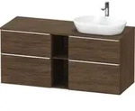 Duravit Waschtischunterschrank D-Neo 140x55cm, 2 SBK, 2 A, B R, ch/nb dkl.