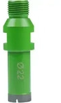 Eibenstock Diamant-Nass-Bohrkrone R1&frasl;2", &Oslash; 22 mm, 40 mm Nutzl&auml;nge, Ring