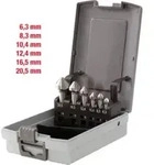 KS Tools HSS Co 5 Kegel-Entgratsenker-Satz, Kunststoffkassette 6-teilig