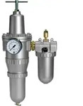 Riegler Wartungseinheit 2-tlg. &raquo;Standard&laquo; mit Metallbeh&auml;lter, BG 3, G 1/2