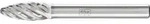 PFERD TOOLS Hartmetall Hochleistungsfr&auml;sstift STEEL Flamme B &Oslash; 08x20mm...