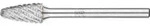 PFERD TOOLS Hartmetall Hochleistungsfr&auml;sstift Rundbogen RBF &Oslash; 06x13 mm...