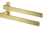 hansgrohe Handtuchhalter Axor universal 409mm, 2-arm, schwenkbar, brushed brass