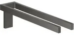 hansgrohe HTH Axor Uni. Rectangular 380mm, 2-ar, feststehd., brush. bla vc