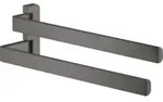 hansgrohe Handtuchhalter Axor universal 409mm, 2-arm, schwenkb., brush. bla vc