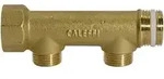 Riegler Verteilerrohr, 2 Abg&auml;nge, Eingang 2x1, Ausgang 2x1/2 AG, MS