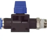 Riegler 3/2-Wegeventil &raquo;Blaue Serie&laquo;, Steckanschluss, R 1/8 a., S-G &Oslash;8mm