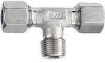 Riegler T-Einschraubverschraubung, R 1/8 a., Rohr-Au&szlig;en- &Oslash;8, ES 1.4571