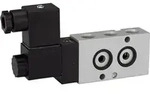 Riegler 5/2-Wegeventil, NAMUR, mono, Alu eloxiert, G 1/4, 230 V, 50Hz