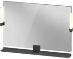 Duravit LED-Spiegel 9 W Sivida 105x65x3,6cm, gra m, Leu., au, stl, G sw