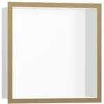 hansgrohe XtraStoris indiv. Wandnische 300x300x100mm, m Rahmen, mw, brush. bron