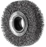 PFERD TOOLS Rundb&uuml;rste breit ungezopft RBU &Oslash;100x28xvariable Bohrung