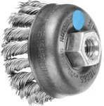 PFERD TOOLS Topfb&uuml;rste gezopft TBG &Oslash; 65 mm M14 Edelstahl-Draht-&Oslash; 0,50mm