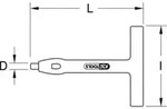 KS Tools Isoliertes Locheisen, 100mm