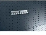 Bott Steckschl&uuml;sselhalter B.270mm 8 fach f&uuml;r 1/2 Zoll-Eins&auml;tze f&uuml;r Lochplatten