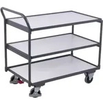 VARIOfit ESD Tischwagen mit 3 Ladefl&auml;chen 985 x 590 mm