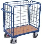 VARIOfit Paket-Vierwandwagen niedrig 850 x 500 mm