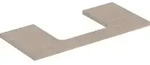 Geberit Waschtisch-Platte One 105x3x47cm, Eiche/Mela Holz, AS mit.