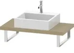 Duravit Konsole Compact L-Cube 80-200x48cm, 1 AS, St&auml;r 4.5cm, med. Ei