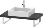 Duravit Konsole Compact L-Cube 80-200x48cm, 1 AS, St&auml;r 4.5cm, graph ma