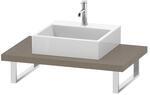Duravit Konsole L-Cube 80-200x55cm, 1 Ausschn, St&auml;r 4.5cm, lei