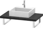 Duravit Konsole L-Cube 80-200x55cm, 1 AS, St&auml; 4.5cm, graph matt