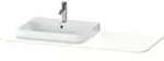 Duravit Waschtisch-Konsole Happy D.2 Plus 130x55cm, m 1 AS, Beck. li, we s-matt