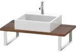 Duravit Konsole DuraStyle Compact 80-200x48cm, 1 AS, St&auml;r 3cm, Nussb Nat