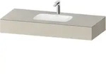 Duravit Einbauwaschtisch-M&ouml;bel-Set Qatego 120x55x17cm, T m, m K, 1 Ausschn, m &Uuml;L