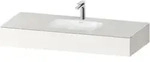 Duravit Einbauwaschtisch-M&ouml;bel-Set Qatego 120x55x17cm, w m, m K, 1 Ausschn, m &Uuml;L