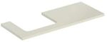 Geberit Waschtisch-Platte One 120x3x47cm, sand-grau/l hg, Ausschn li